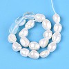 Opalite Nuggets & Cultured Freshwater Pearl Beads Strands PEAR-N023-01A-18-3