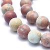 Natural Aqua Terra Jasper Beads Strands G-N0128-48F-10mm-3