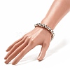 CCB Plastic Nuggets Stretch Bracelet for Women BJEW-JB08121-3