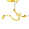 Starfish & Cross & Shell Alloy Charm Bracelet BJEW-FS00015-5