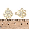 Alloy Rhinestone Pendants FIND-M018-21G-3