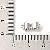 Brass Pave Clear Cubic Zirconia Connector Charms KK-G499-14P-3