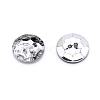 Transparent 2-Hole Acrylic Buttons BUTT-WH0019-01-1