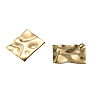 Brass Stud Earring Findings KK-TA0007-13G-11