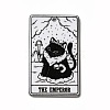 Tarot Theme Printed Acrylic Pendants MACR-G061-04K-1