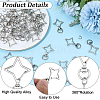 40 Sets Alloy Swivel Clasps FIND-SP0004-33B-6