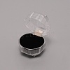 Transparent Plastic Ring Boxes OBOX-WH0014-01A-2