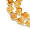 Natural Yellow Quartz Beads Strands G-I376-C11-01-3