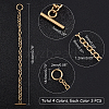 Unisex 304 Stainless Steel Cable Chain Bracelets BJEW-UN0001-09-3