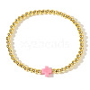 Stainless Steel Bead Stretch Bracelets for Women PB2663-5-1