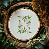 4 Sheets 11.6x8.2 Inch Stick and Stitch Embroidery Patterns DIY-WH0455-136-4