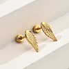 304 Stainless Steel Stud Earrings EJEW-G423-02G-3