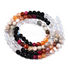 Natural & Synthetic Mixed Gemstone Beads Strands G-D080-A01-01-22-2