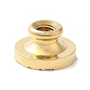 Golden Plated Round Shaped Wax Seal Brass Stamp Head STAM-K001-07G-01-2