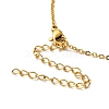 Colorful Cubic Zirconia Constellation Pendant Necklace NJEW-H166-01J-4