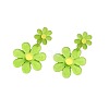Acrylic Dangle Stud Earrings FS-WGE0E39-04-2