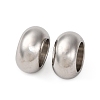 304 Stainless Steel European Beads STAS-P397-01B-P-1