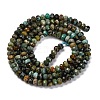 Natural African Turquoise(Jasper) Beads Strands G-F717-02A-01-5