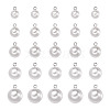 Mega Pet 70Pcs 7 Style Resin & Plastic Imitation Pearl Pendants/Shank Buttons BUTT-MP0001-01-7