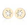 Christmas 304 Stainless Steel Stud Earrings WGE2D60-05-1