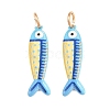 Printed Brass Pendants KK-CBA0A0E-01A-G-1