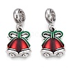 Alloy Enamel European Dangle Charms PALLOY-I218-33AS-1