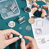 Unicraftale DIY Blank Dome Ring Making Kit DIY-UN0003-99-4