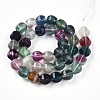 Natural Colorful Fluorite Beads Strands G-T139-55-2