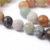 Natural Flower Amazonite Beads Strands G-D608-10mm-2