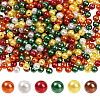 6 Colors Imitation Pearl Acrylic Beads OACR-SP0001-76A-1