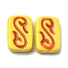 Handmade Porcelain Beads PORC-K010-02-4