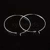 Silver Color Plated Brass Earring Hoops X-EC067-4S-2
