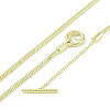 Brass Necklace Makings KK-P266-04G-1