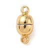 Oval Brass Magnetic Clasps KK-B160-36G-1