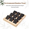 Beech Wood 3 Tier Earring Displays EDIS-WH0005-06-5