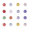 100Pcs 10 Colors Transparent Glass Beads GLAA-CJ0001-46-3