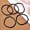 Natural Garnet Beaded Stretch Bracelets BJEW-JB02459-05-6