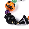 Halloween Theme Handmade Lampwork Beads Strands LAMP-N028-17A-3