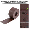 2M Flat Single Face Lychee Pattern Imitation Leather Band LC-WH0010-02B-02-4