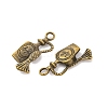 Tibetan Style Alloy Liquor Bottle Pendants X-TIBEP-A100796-AB-LF-3