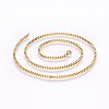304 Stainless Steel Box Chain Necklaces NJEW-F226-05G-02-1