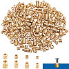 CRASPIRE 170Pcs 8 Style Brass Metric Threaded Inserts for Plastic Heat Set Insert DIY-CP0007-35-1