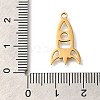 201 Stainless Steel Pendants STAS-R136-25G-3