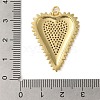 Rack Plating Brass Micro Pave Cubic Zirconia Pendants X-KK-P279-05B-G-3