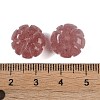 Natural Strawberry Quartz Beads G-G124-02E-3