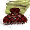 Christmas Theme Plastic Claw Hair Clips PW-WG96275-07-1