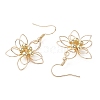 Brass Dangle Earrings EJEW-JE05953-4