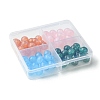 64Pcs 4 Colors Round Imitation Cat Eye Resin Beads RESI-FS0001-66C-6