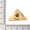 Golden Plated Triangle Shaped Wax Seal Brass Stamp Head STAM-K001-04G-06-4