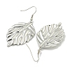 Non-Tarnish Leaf 304 Stainless Steel Dangle Earrings EJEW-G400-15P-2